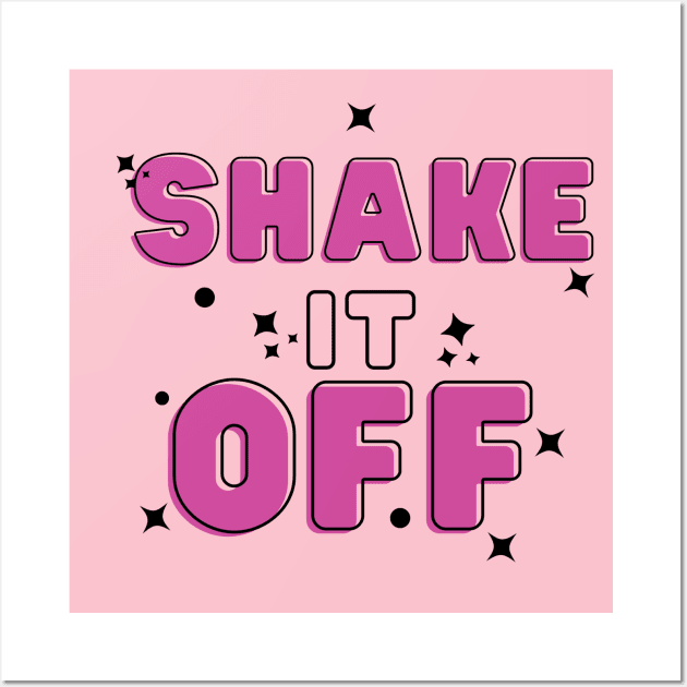 Shake it Off 1989 Lyrics Wall Art by Lottz_Design 